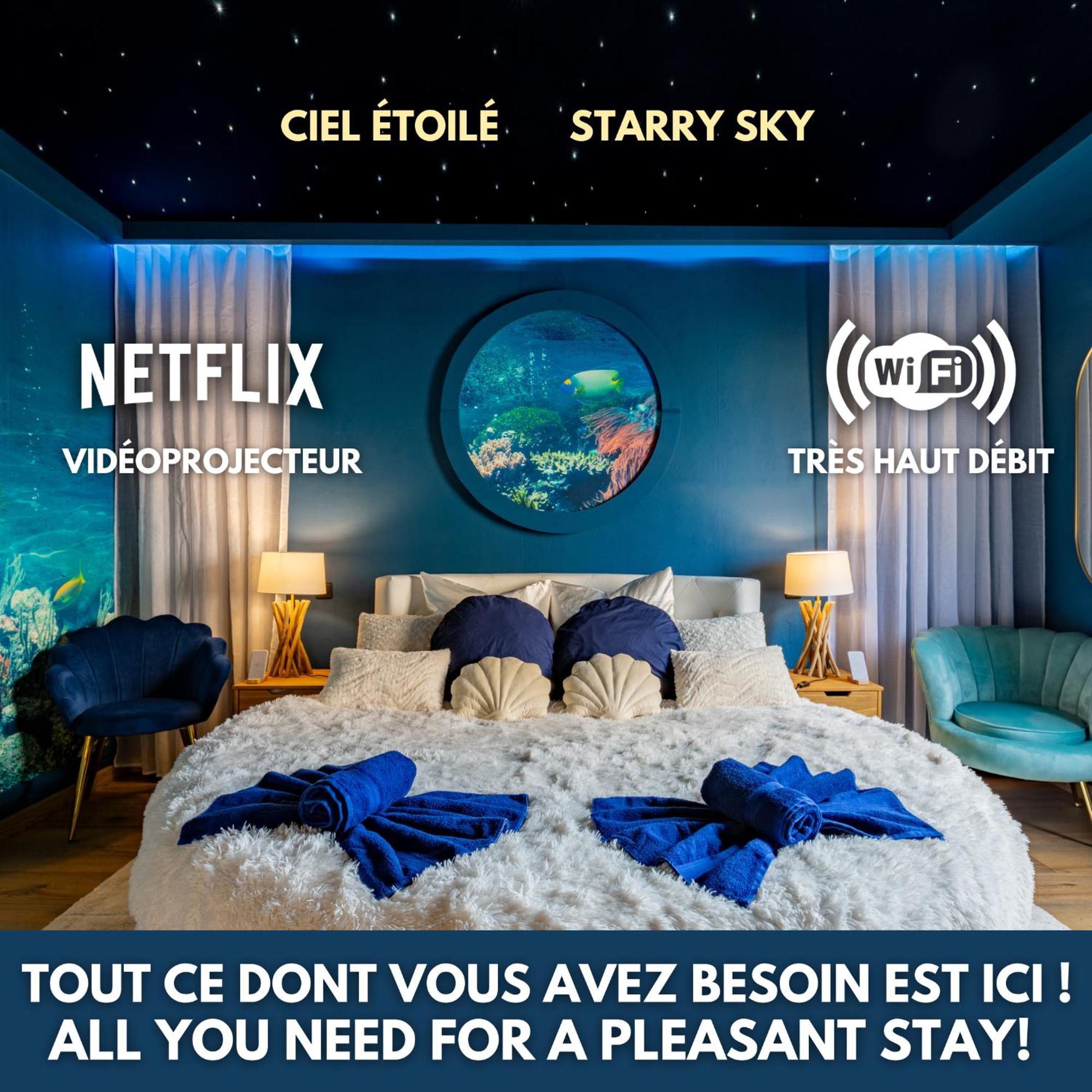 Lit Rond Tres Grand Et Confortable - Garage Possible Ou Parking Gratuit Rue - Gare 2 Min Et Ville 4 Min En Tram - Ciel Etoile - Netflix Videoprojecteur - Luxe Et Evasion Strasbourg Ngoại thất bức ảnh